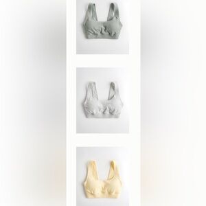 BUNDLE! Hollister scoop bra 3 bra bundle size M, 2 NWT